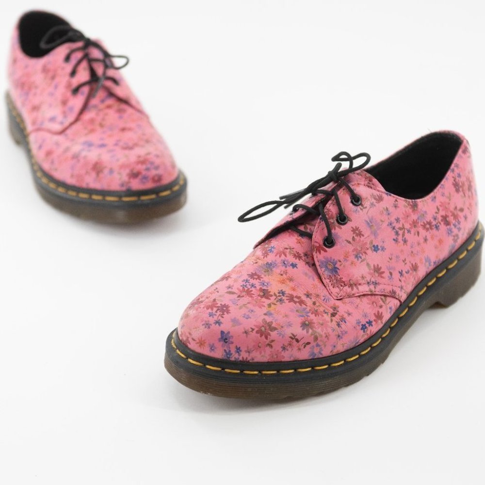 Dr. Martens Pink Floral Sneakers